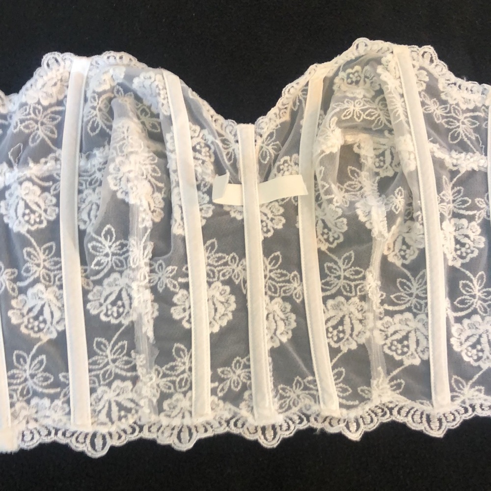 Robe Victoria's Secret Dentelle Blanche - Taille XS - Nouvelle Sans étiquettes - Flare